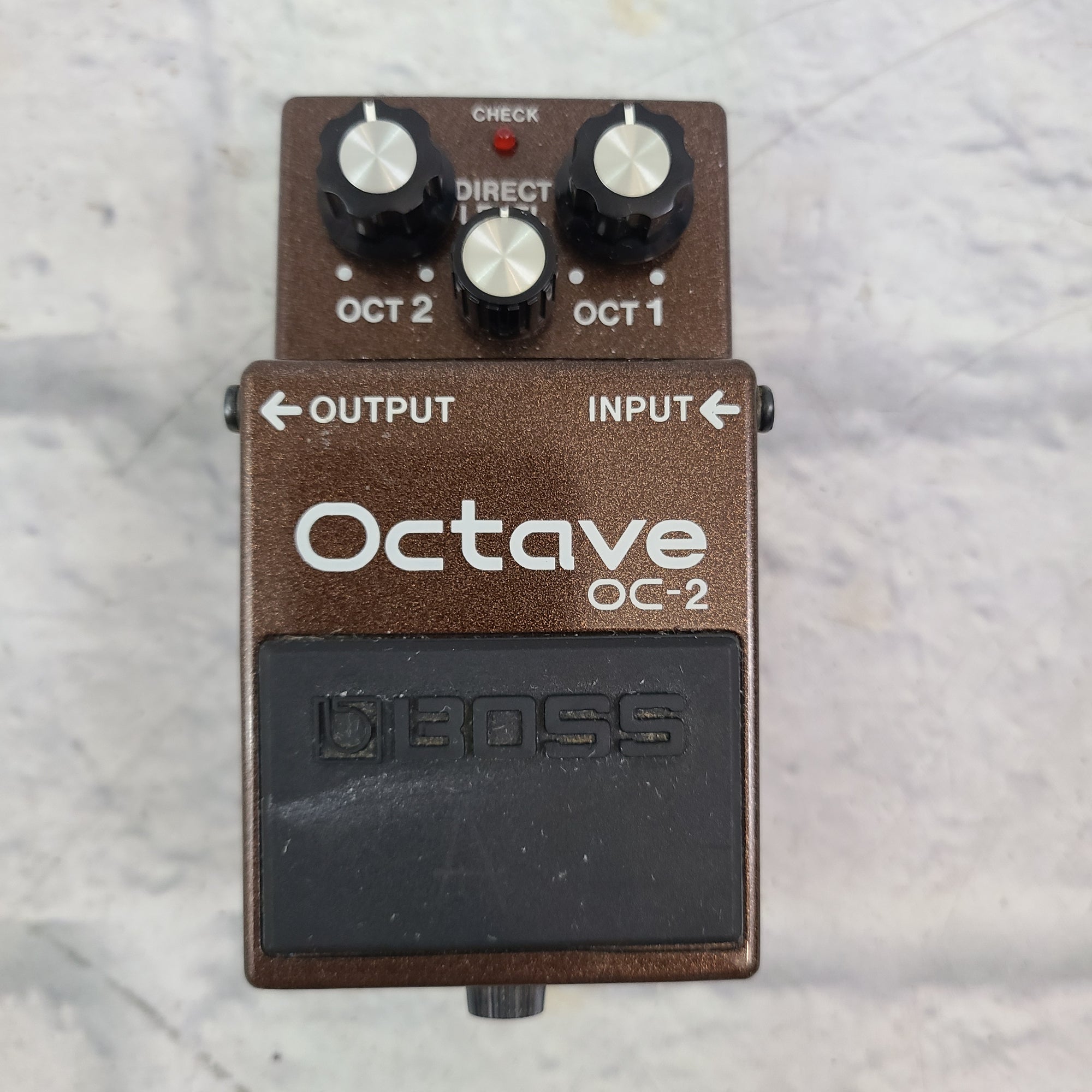 Boss OC-2 Octave Pedal (Taiwan Black Label) w/ PSA-120T Adapter
