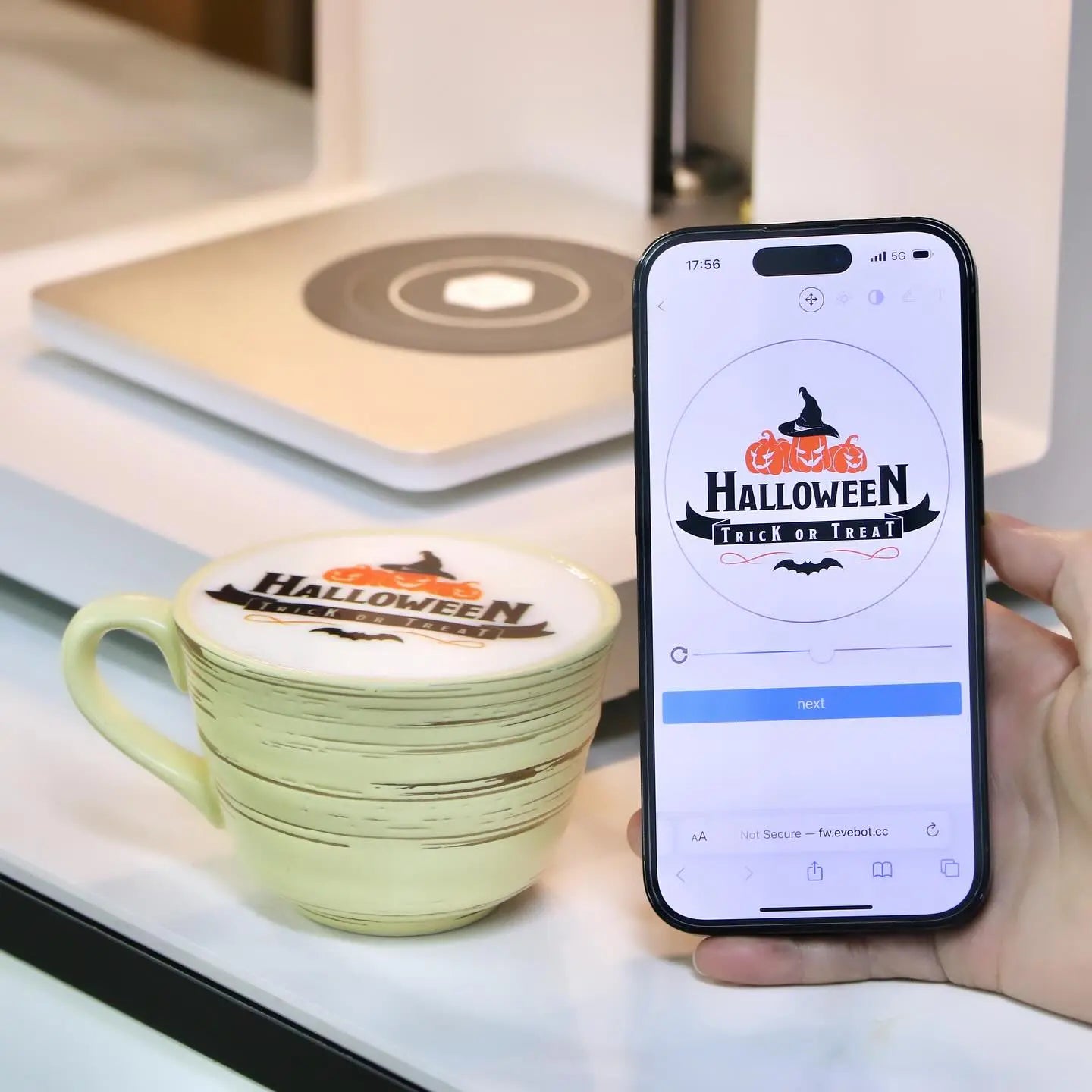 FC1 - フルカラーコーヒープリンター - 食べられるラテアート