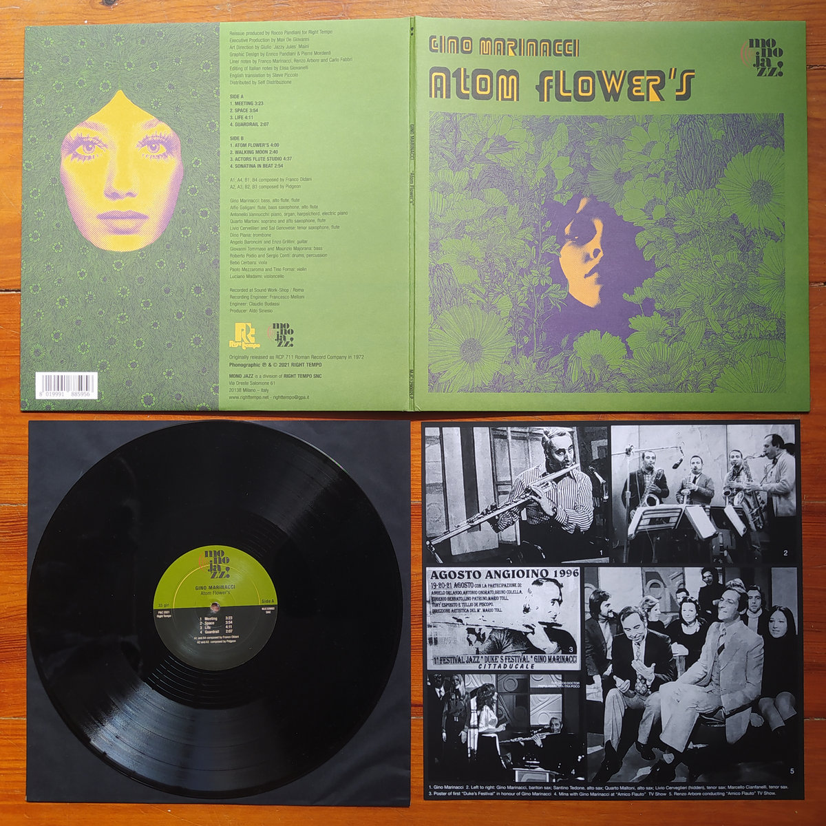 Atom Flower's | Gino Marinacci | Right Tempo / Mono Jazz / Easy Tempo