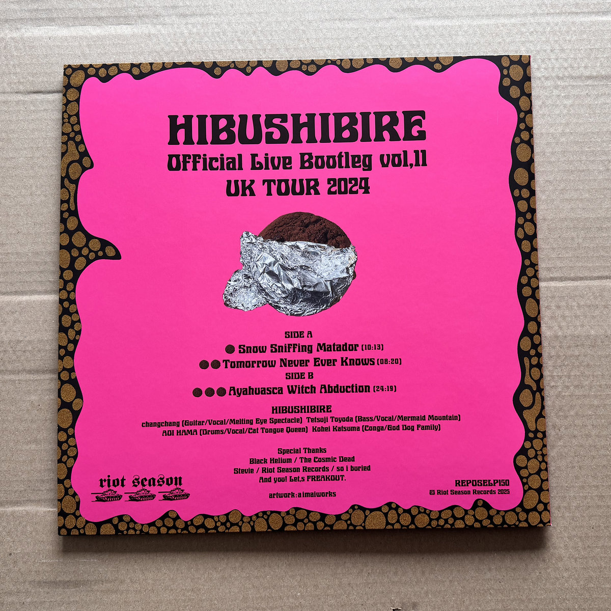 Official Live Bootleg Volume 11 | HIBUSHIBIRE | Riot Season Records