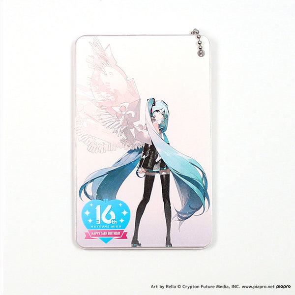 Rella 2層式パブミラー asteroid:初音ミク サイン入り キャラパブ