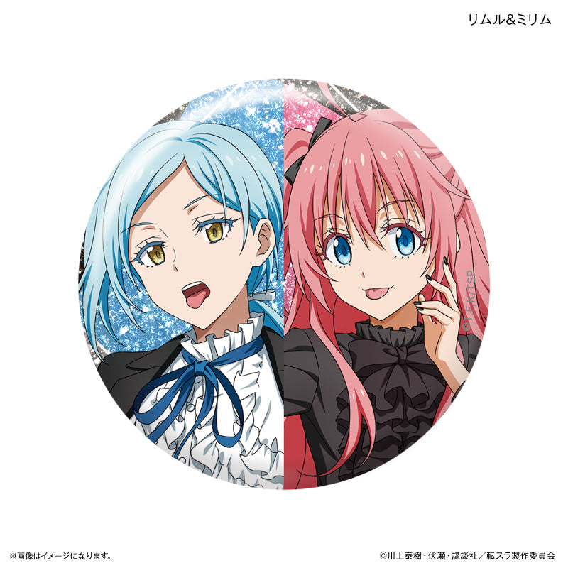 転生したらスライムだった件 トレーディングラメ缶バッジ 礼服 アップ