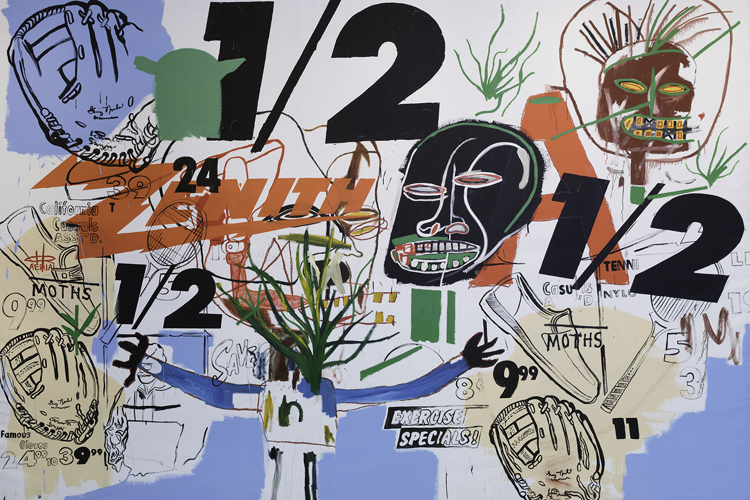 Basquiat x Warhol. Painting four hands