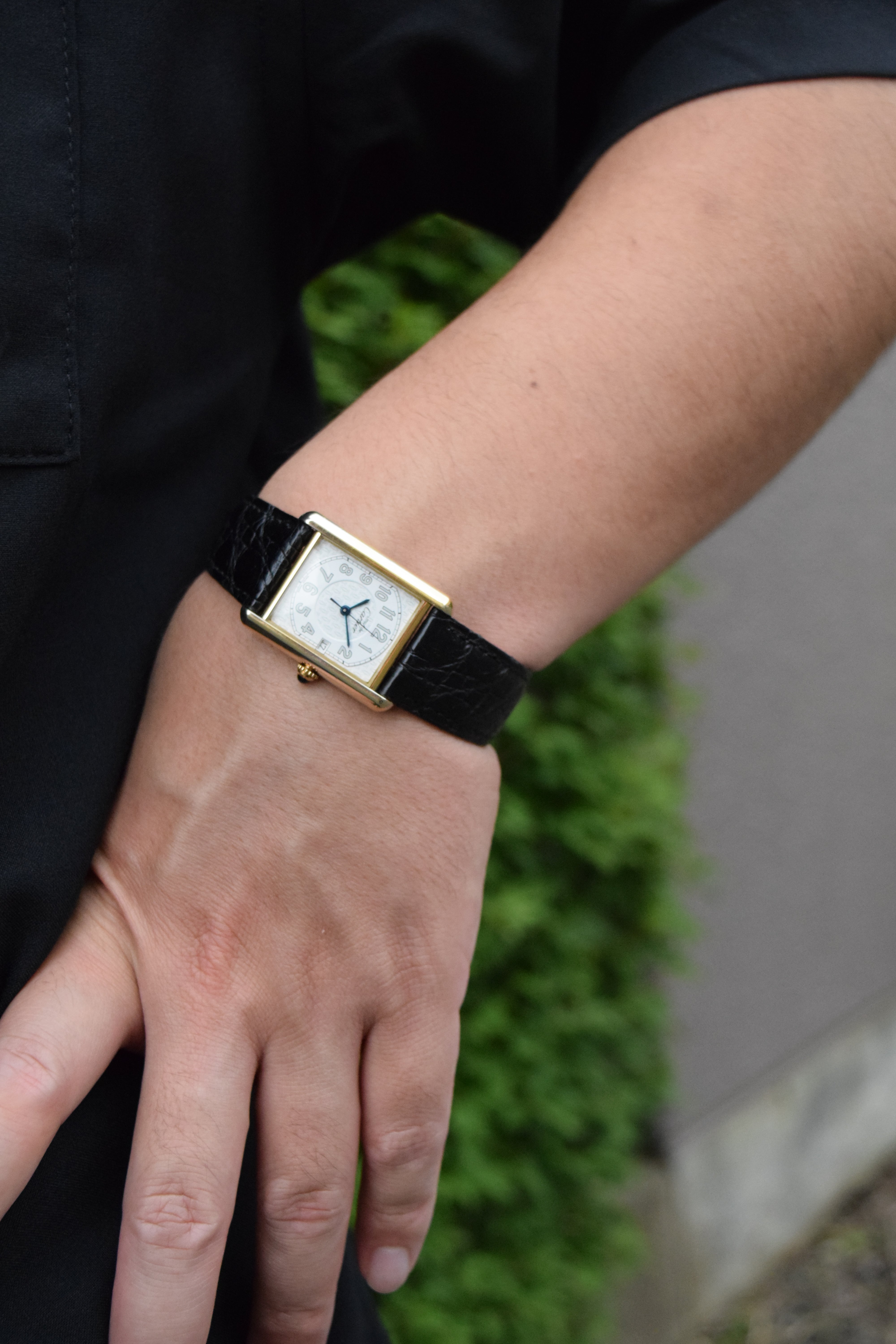 廃盤マスト ドゥ カルティエ タンク ヴィンテージウォッチ アラビア XL