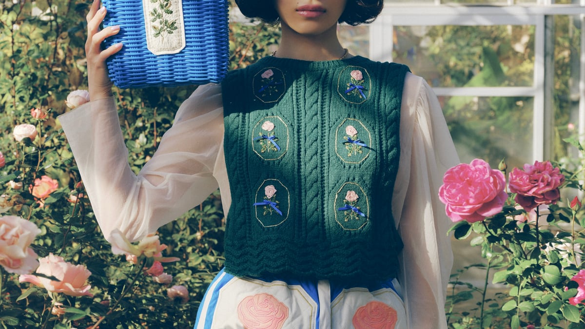 ビームス クチュール × ルルメリー第5弾 手刺繍のかごバッグなど全13型