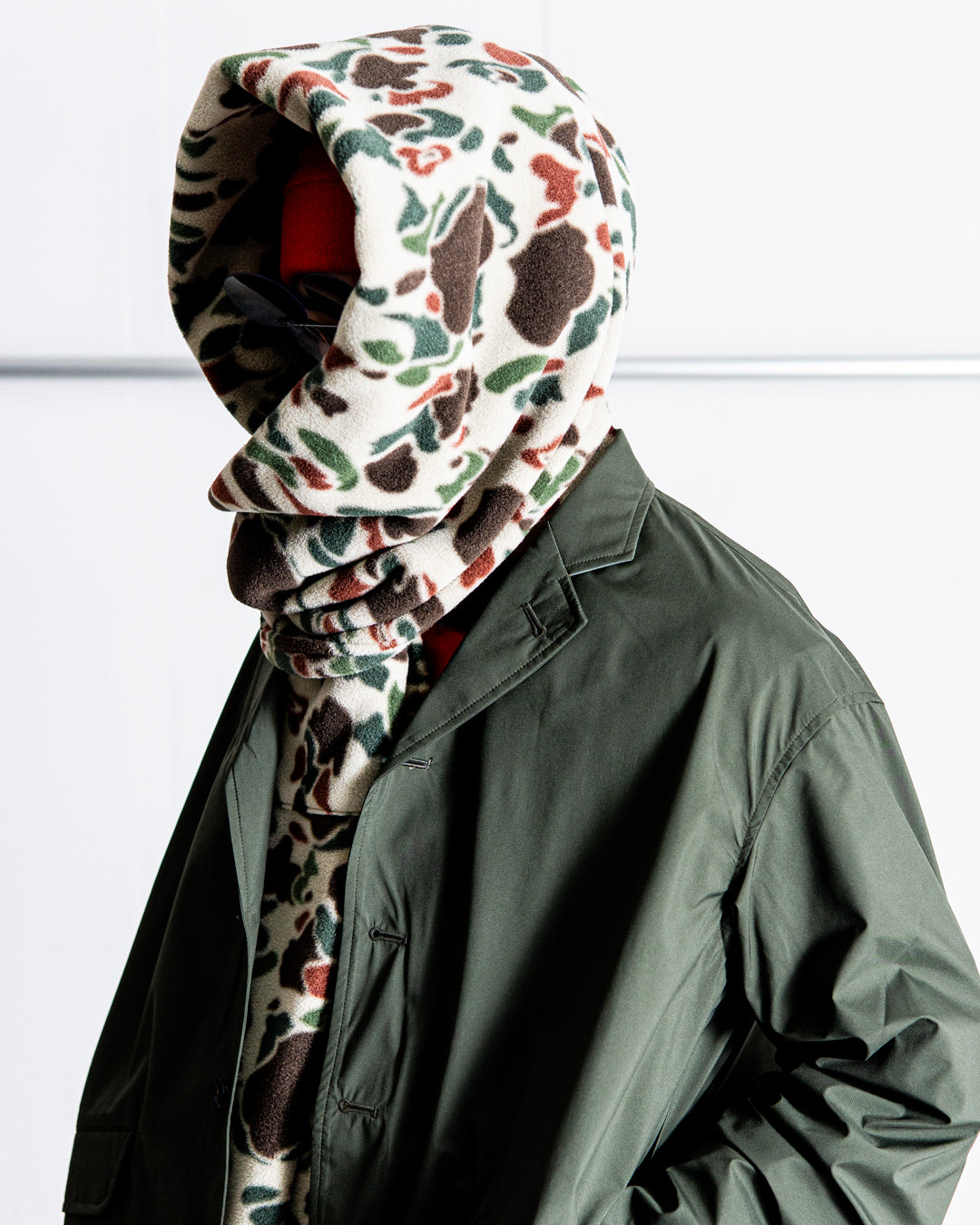 通販] UNTRACE (アントレース) 3L Stand Collar Coat_185 商品ページ