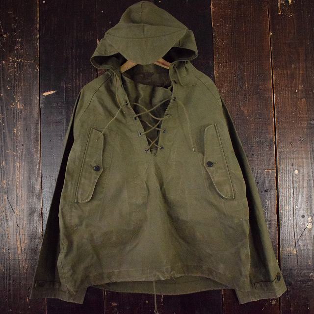 60年代 アメリカ海軍 米軍 カーキ レースアップ｜ヴィテージ古着屋