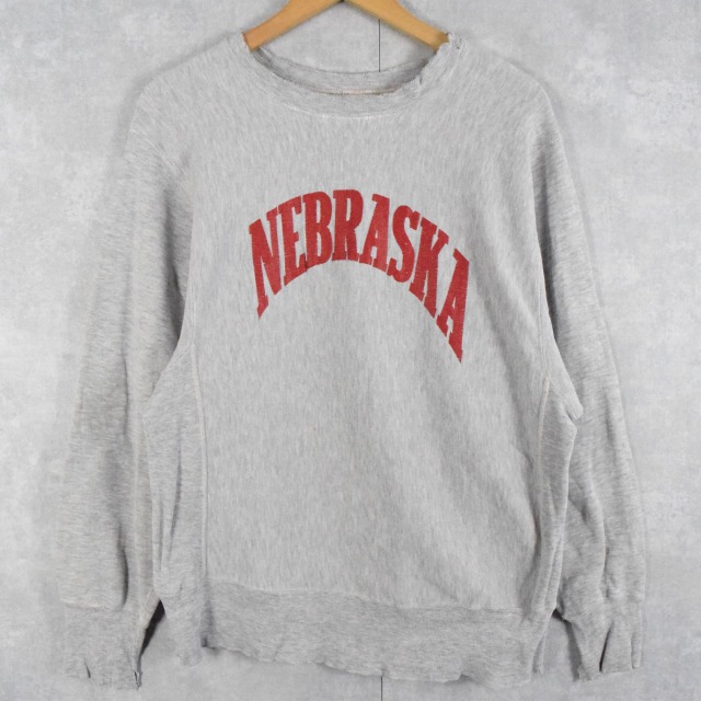 80年代 80s チャンピオン アメリカ製 リバースウィーブ グレー