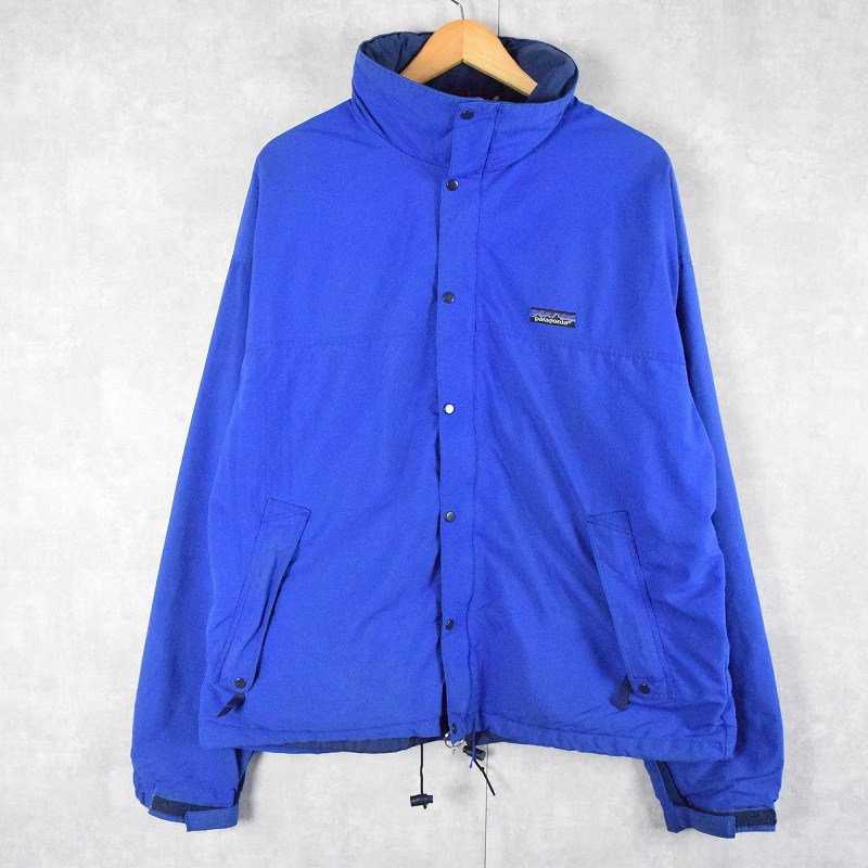 80年代 80s 90年代 90s パタゴニア アウトドア ナイロンジャケット 青