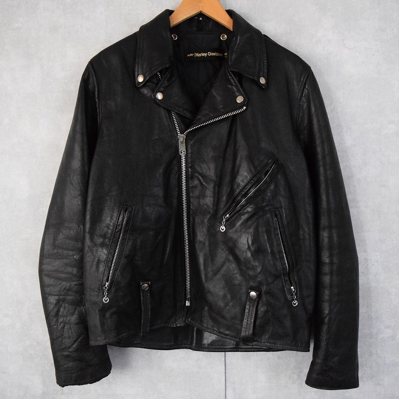 60s 70s 60年代 70年代 黒 ブラック ハーレーダビッドソン レザー