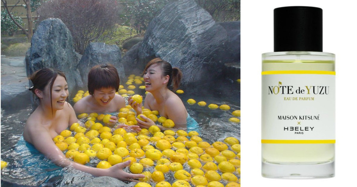 Note de Yuzu By Maison Kitsune X Heeley: Steaming Bodies and Yuzu