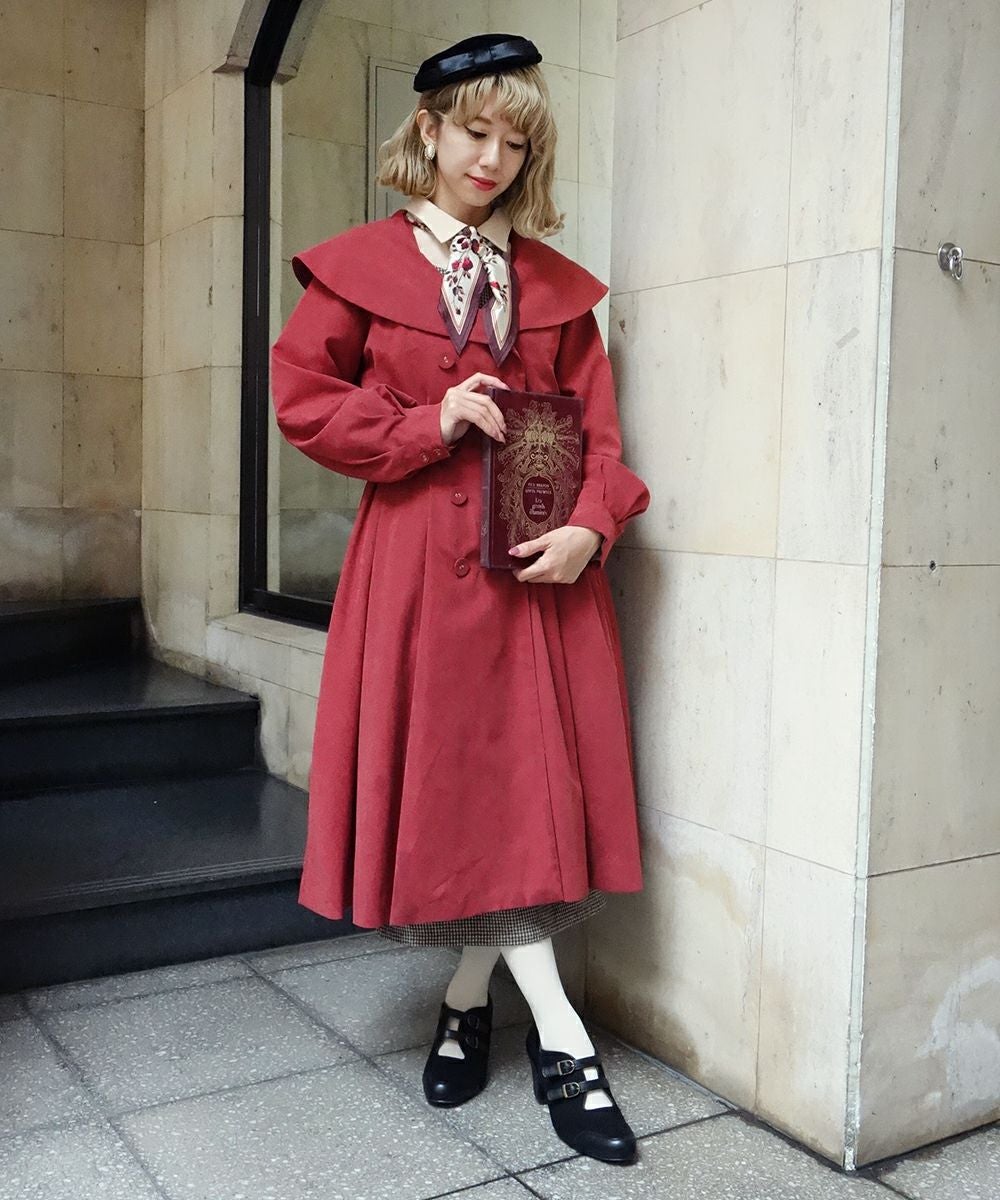 □ビッグカラーフレアーコート/an another angelus [31BD03j001] | F