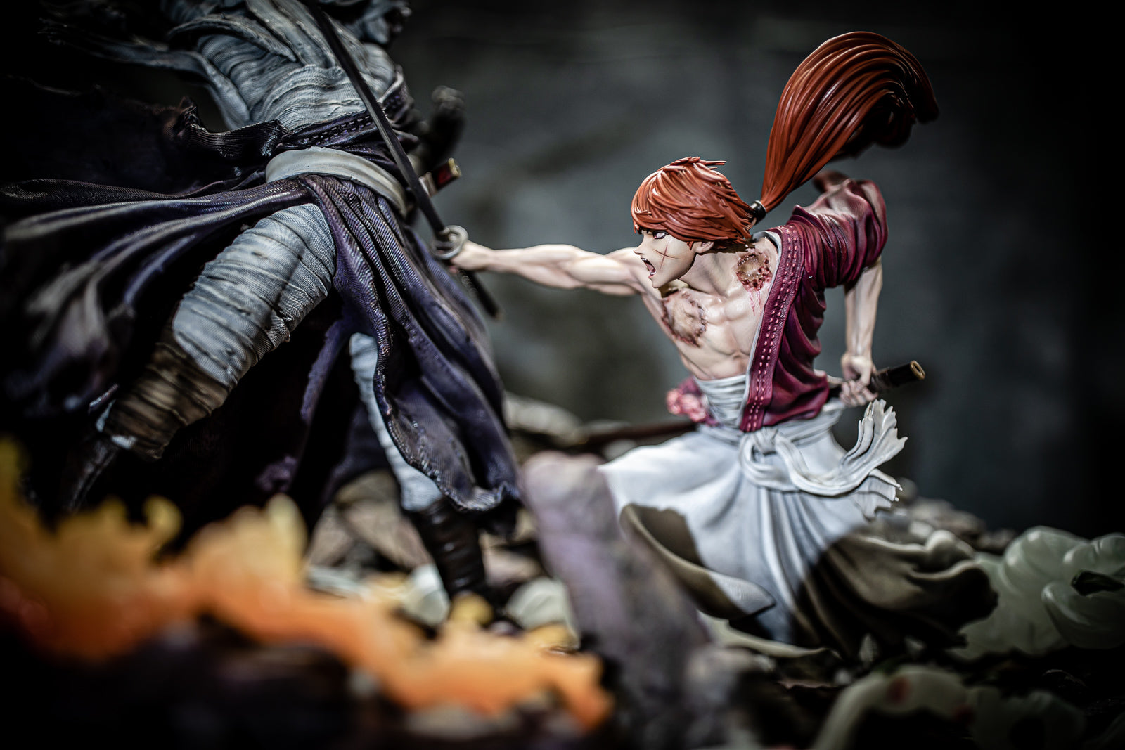 Rurouni Kenshin - Kenshin VS Shishio Statue - Figurama Collectors