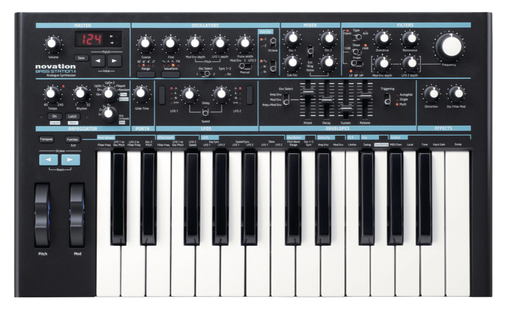 シンセ・ベースの名器〜novation Bass Station II | Filter（フィルター）