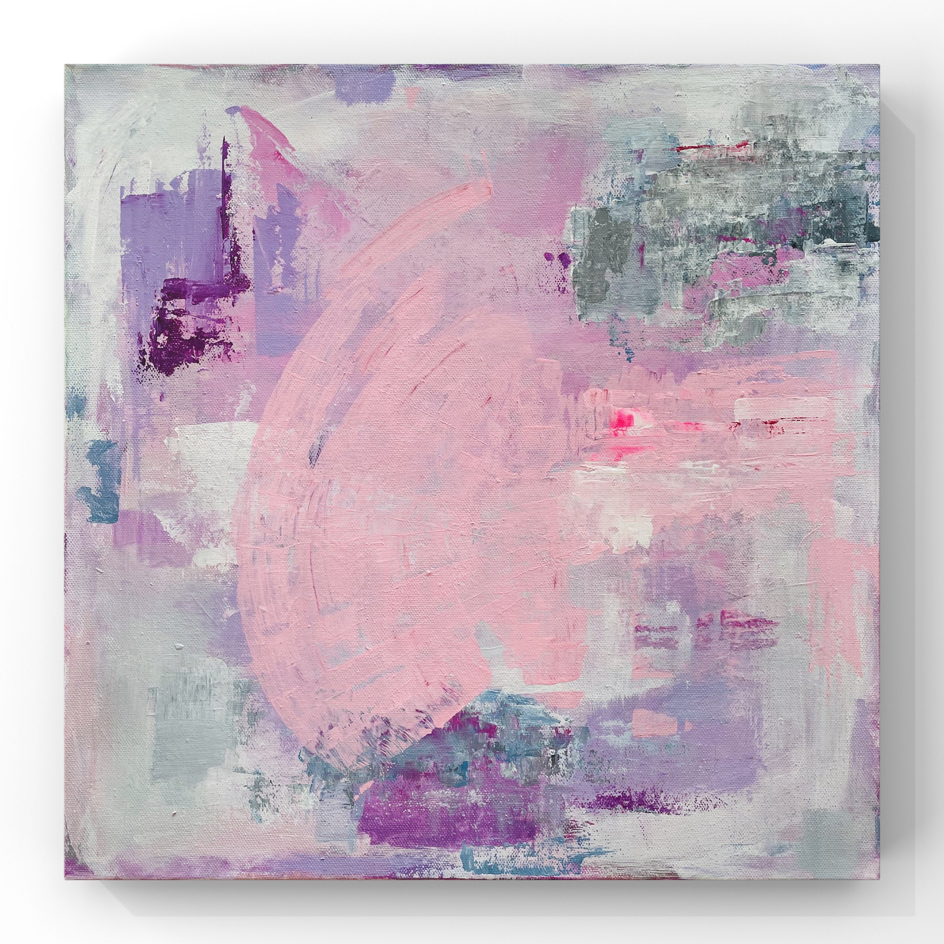 旋風 ～Uplifting pink by Mamiko Okubo - 絵画販売・購入・レンタル