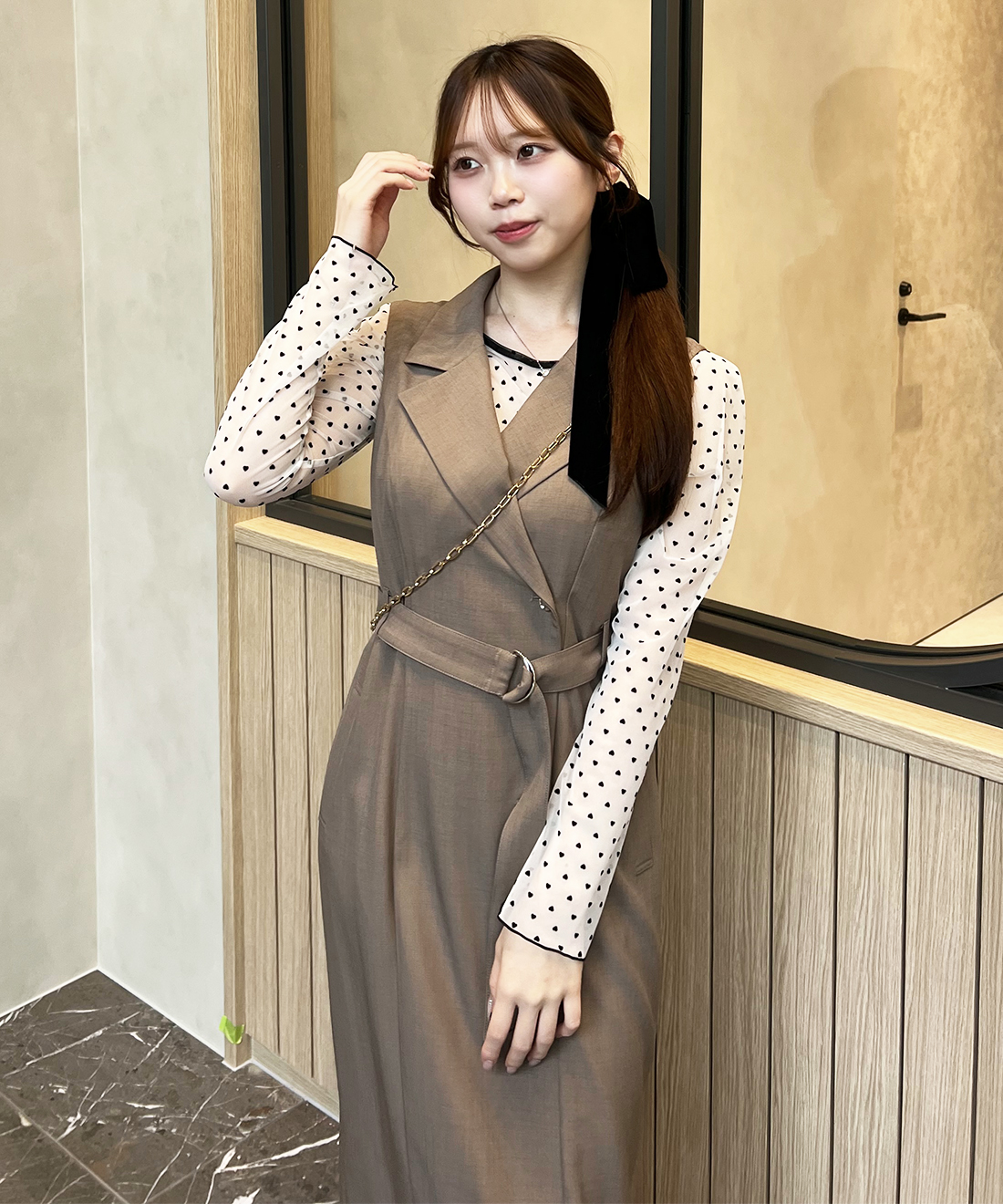 ヘムフレアジャケットワンピース｜PETAL ONLINE（ペタルオンライン）