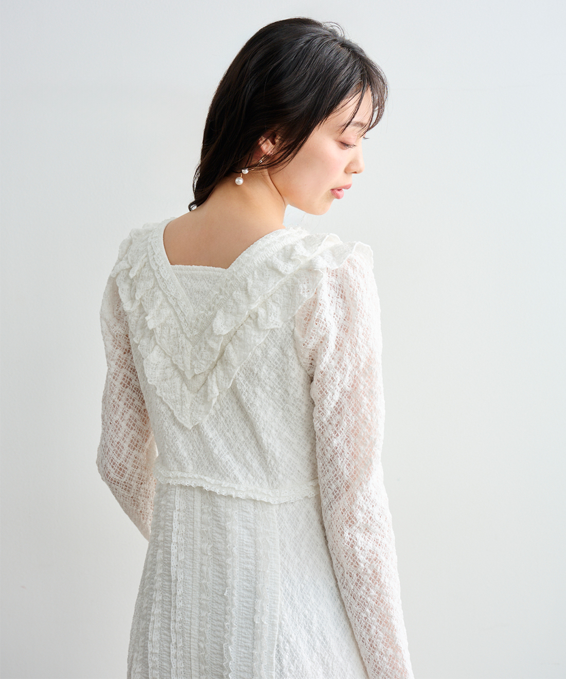 レースデザインカットワンピース｜PETAL ONLINE（ペタルオンライン）