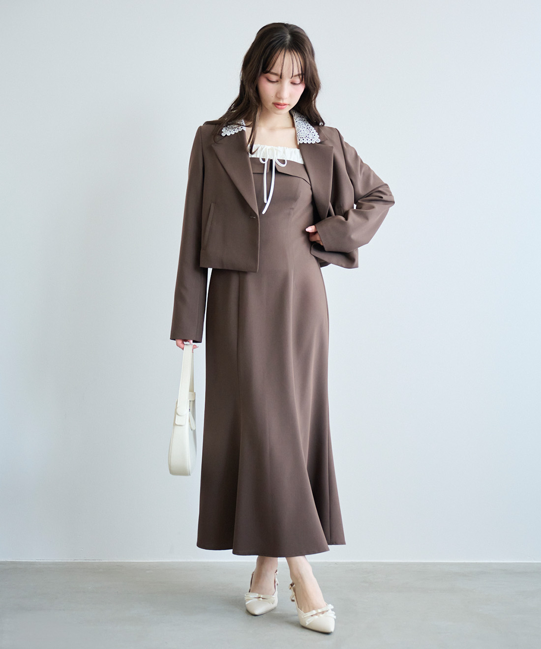 ブラウスレイヤードワンピース｜PETAL ONLINE（ペタルオンライン）