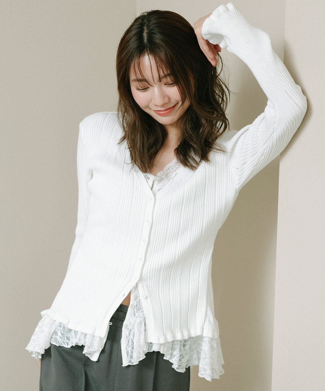 今季大注目】レースドッキングニット｜PETAL ONLINE（ペタルオンライン）