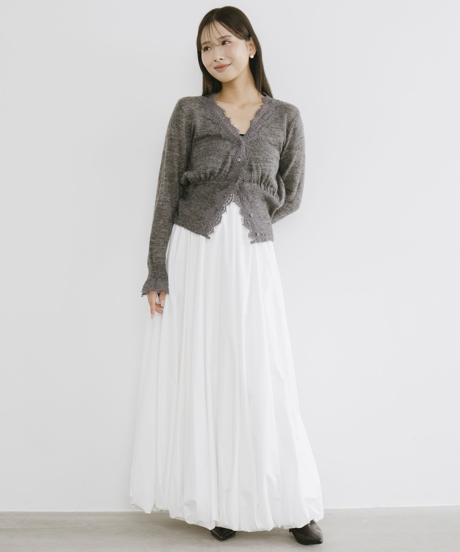 シアーモヘヤレースカーディガン｜PETAL ONLINE（ペタルオンライン）