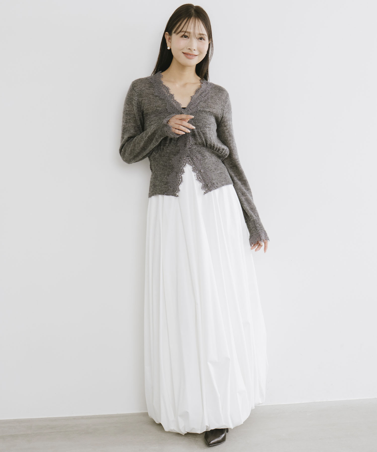 シアーモヘヤレースカーディガン｜PETAL ONLINE（ペタルオンライン）