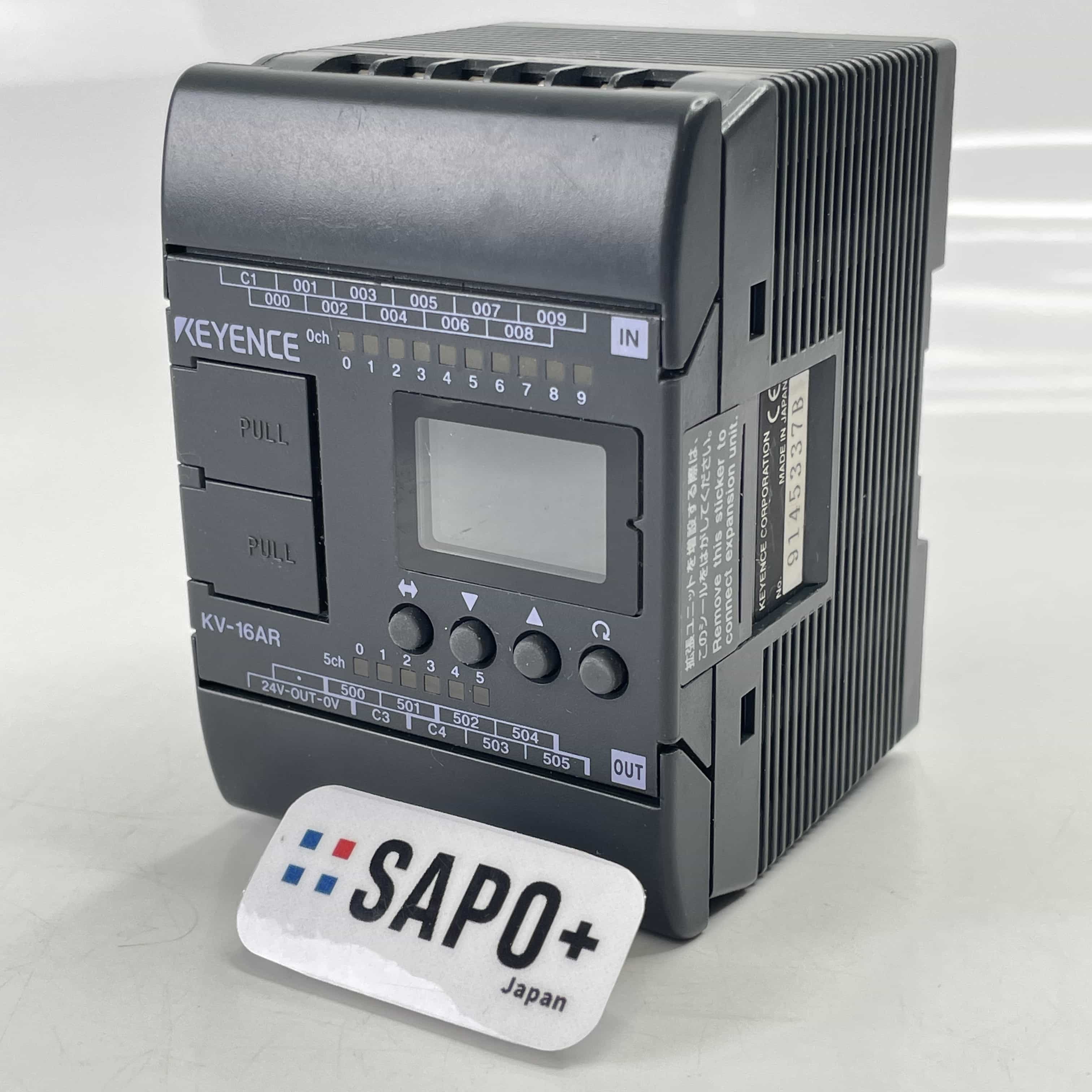 KV-16AR 表示機能内蔵 超小型PLC Visual KV シリーズ 基本ユニット AC