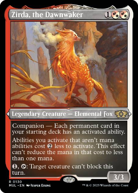 233)《黎明起こし、ザーダ/Zirda, the Dawnwaker》[IKO] 金R | 日本