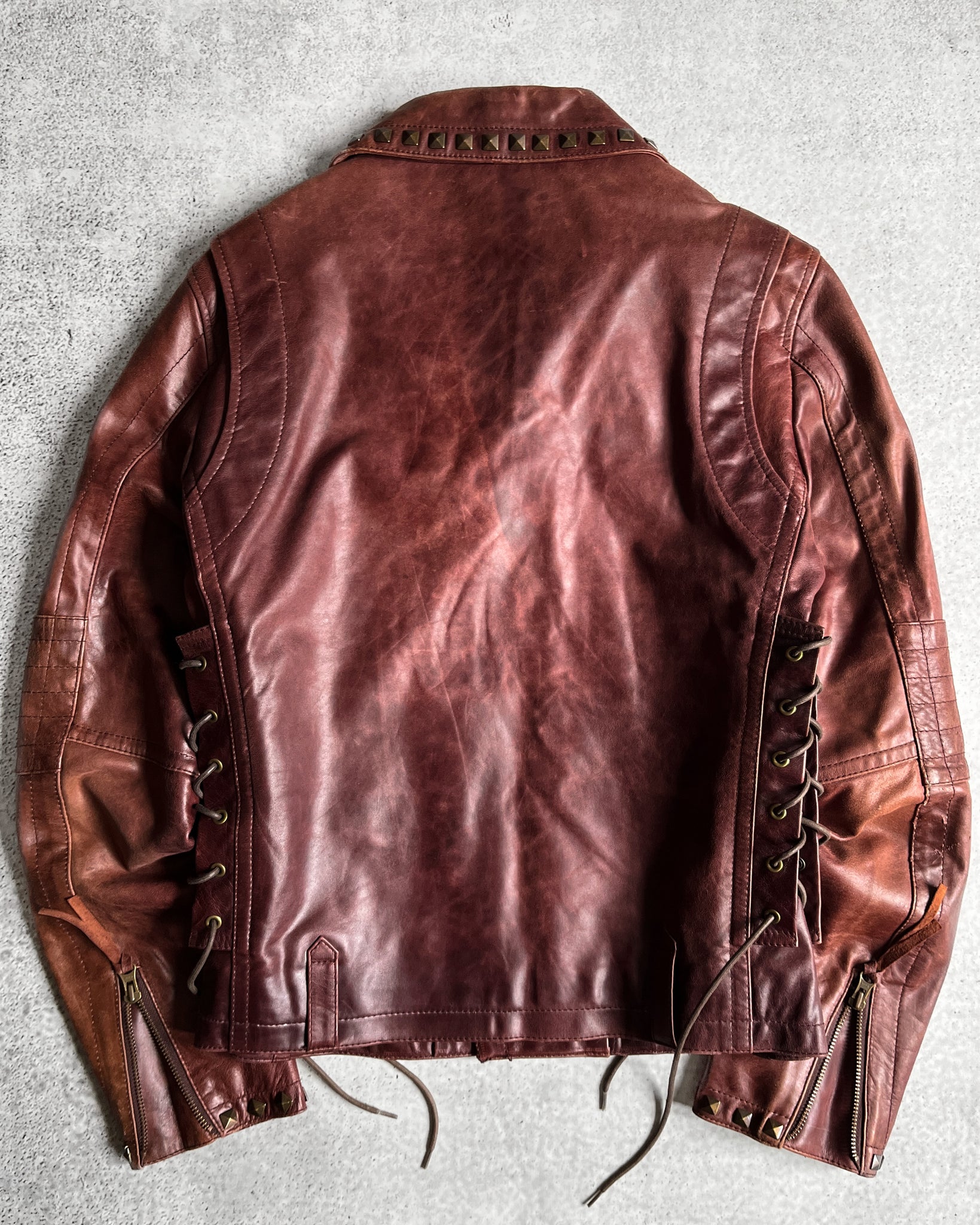 Tornado Mart 00s Studded Cow Hide Leather Jacket – firstfinal