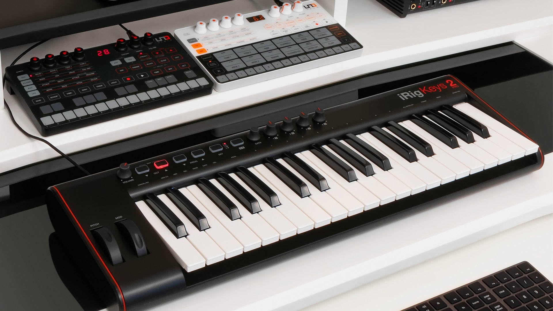 IK Multimediaの次世代型MIDIキーボード「iRig Keys 2 Pro」、「iRig