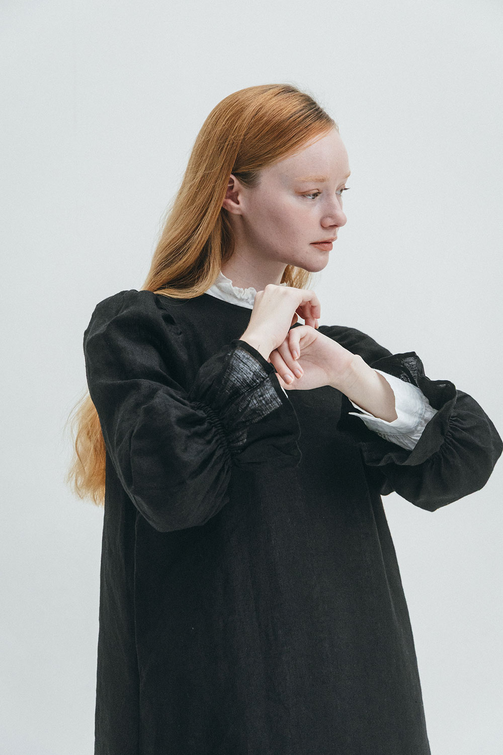 NEW】ニッキー ワンピース ブラック | fog linen work