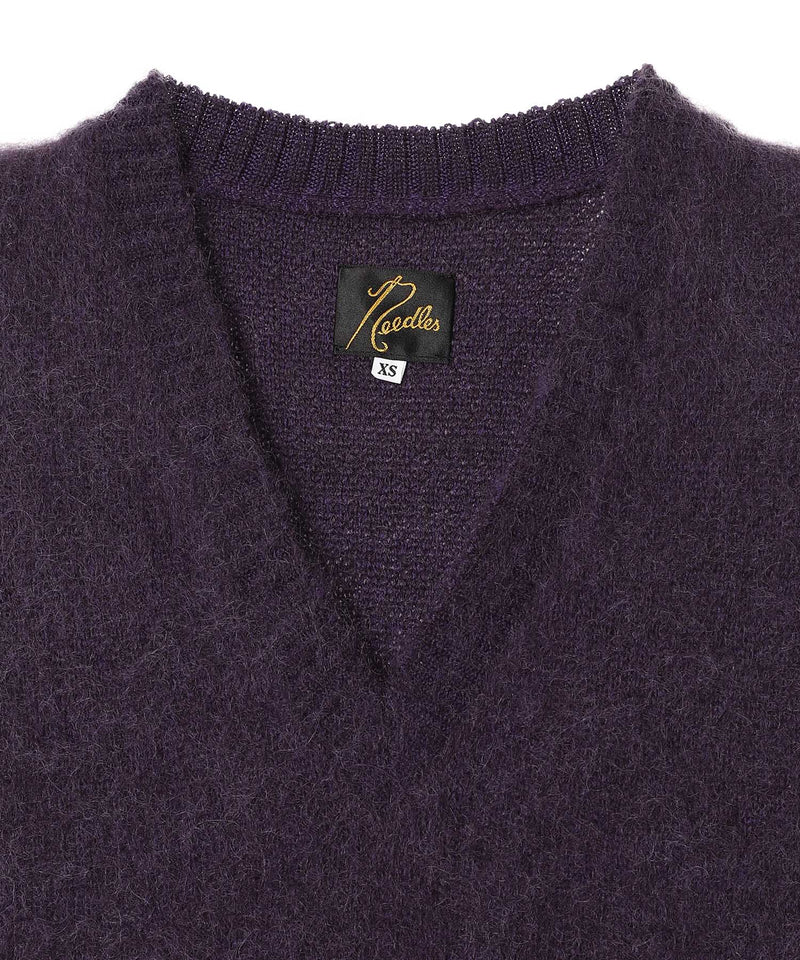 Mohair Knit Vest - Solid｜ニードルズ(NEEDLES)｜Forget-me-nots