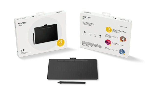 Wacom Intuos medium Bluetooth Black - CTL-6100WLK-N – formonixuae
