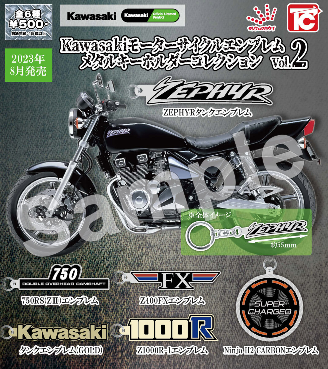 ZⅡ・ニンジャH2・Z400FX・Z1000R-1・ZEPHYR】カワサキのメタル