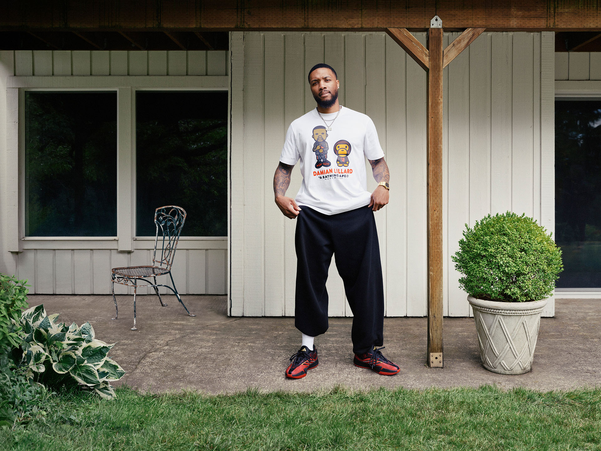 A BATHING APE® x adidas DAMIAN LILLARD DAME9 ｜ FLY BASKETBALL