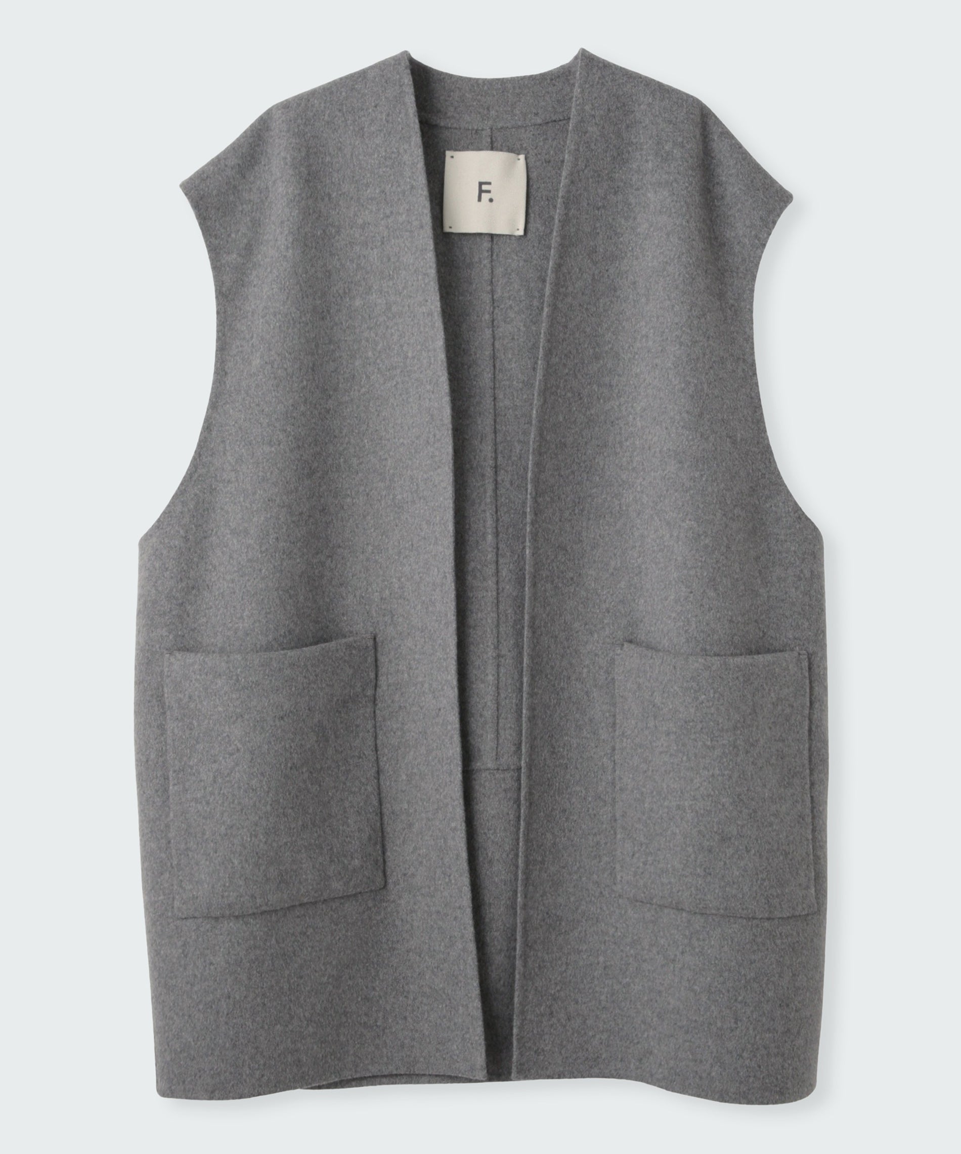 ダブルフェイスビーバーポケットベスト – FACE SANS FARD