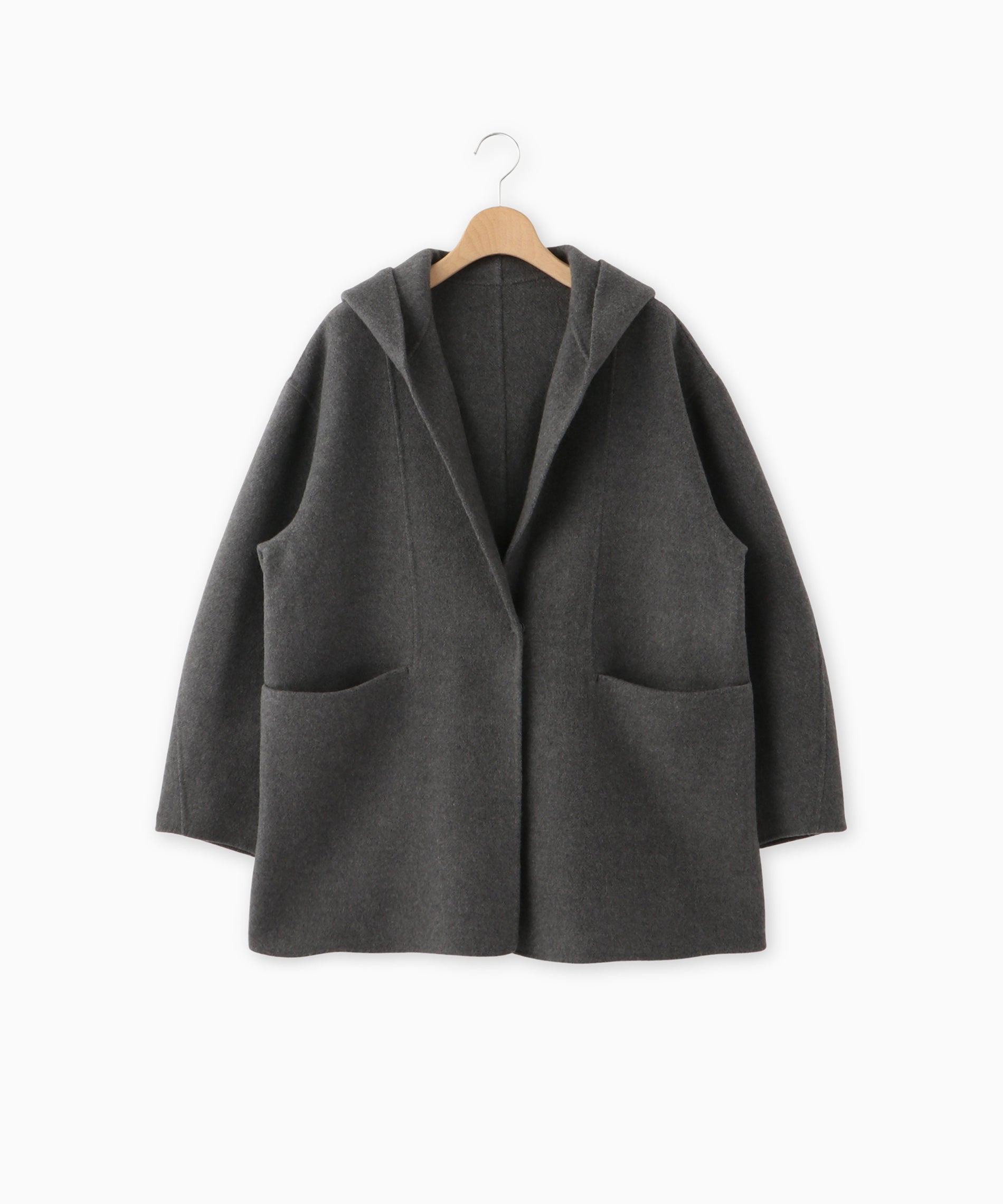 ウールリバーフーディーコート – FACE SANS FARD