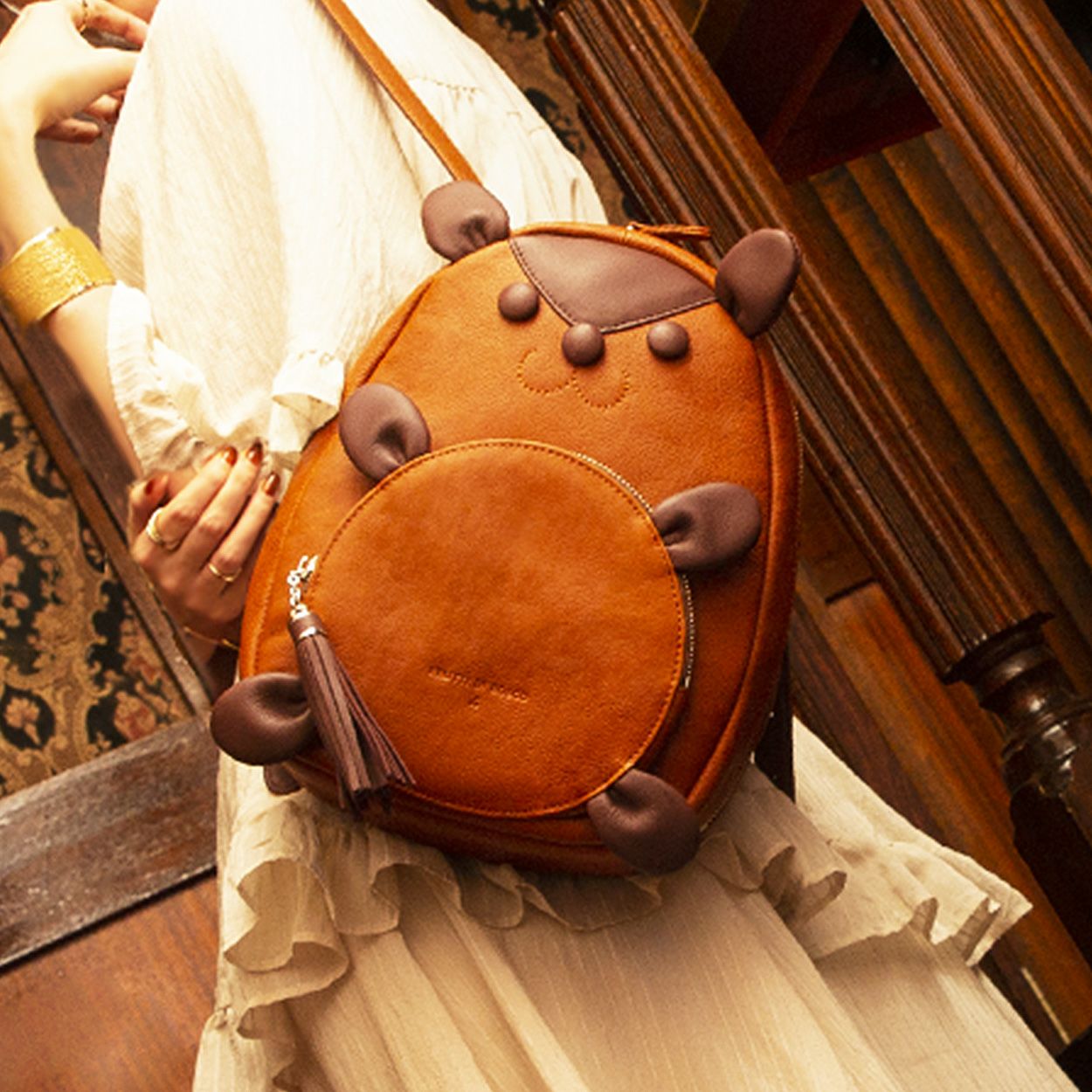 一緒にいたいの。思い出になるまで。ドール・リュック「Piggy Bag