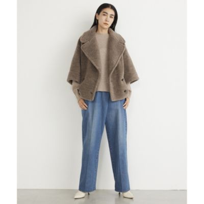 Whim Gazette(ウィム ガゼット)のウールボアショートコート通販