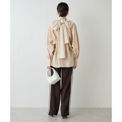 Whim Gazette(ウィム ガゼット)のドルマンボウタイブラウス通販