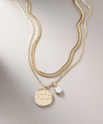 23区(ニジュウサンク)のカラーストーン コイン ネックレス通販