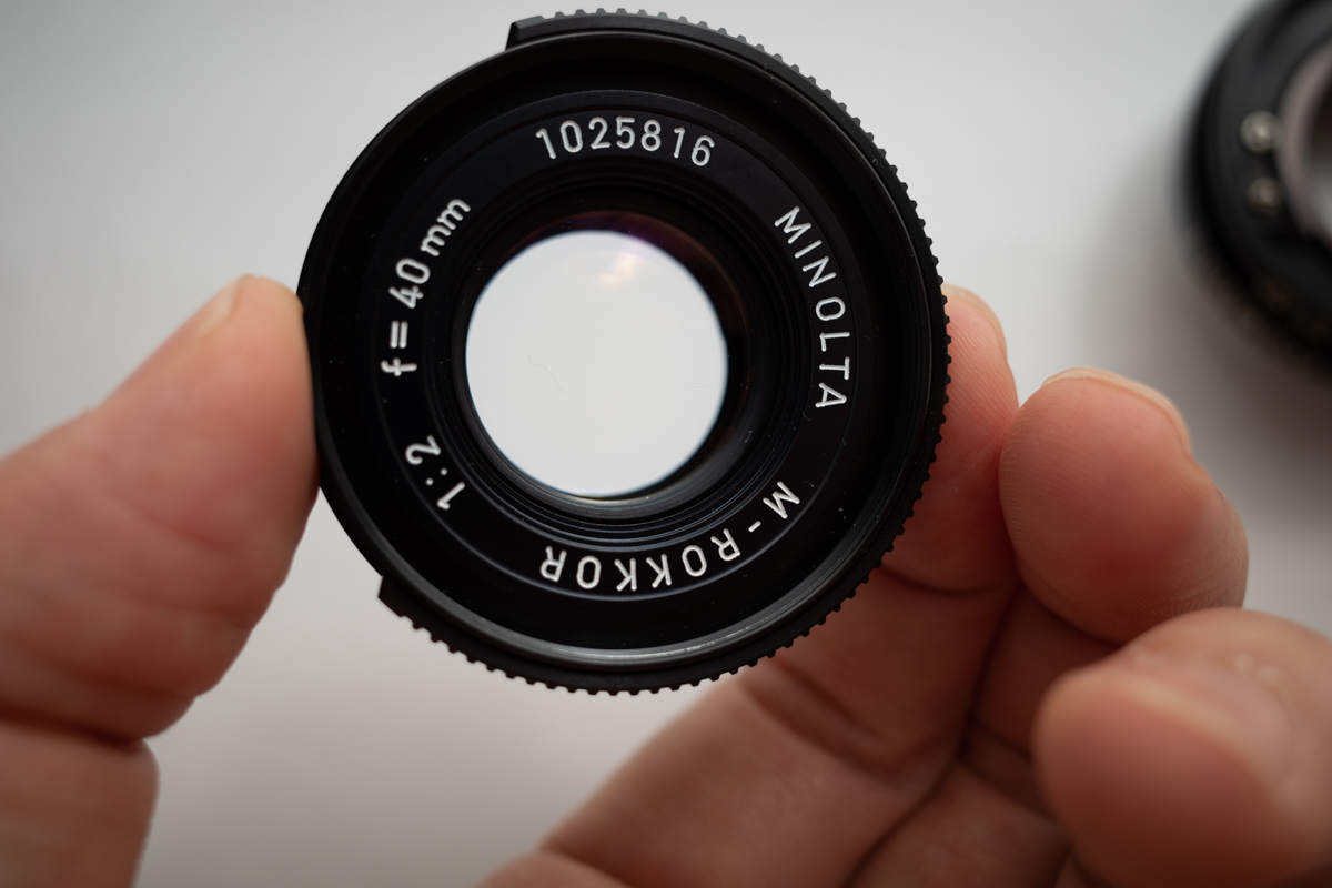 分解清掃】MINOLTA M-ROKKOR 40mm F2 ライカCL純正レンズ | from
