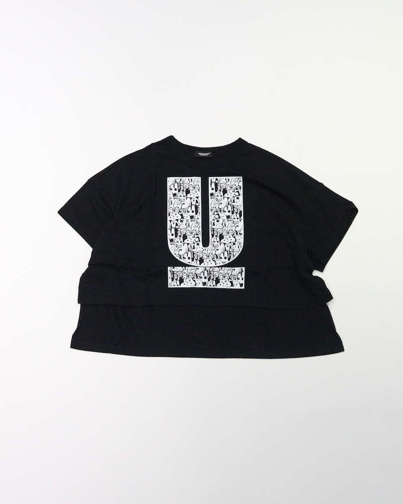 UNDERCOVER（アンダーカバー）UC1E8808-1 FRONT SHORT WIDE TEE