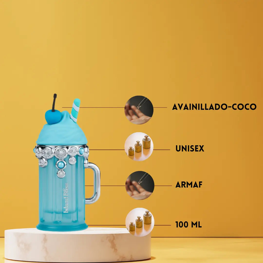 Island Bliss 100ml - Tropical Unisex Perfume with Notes of Coconut