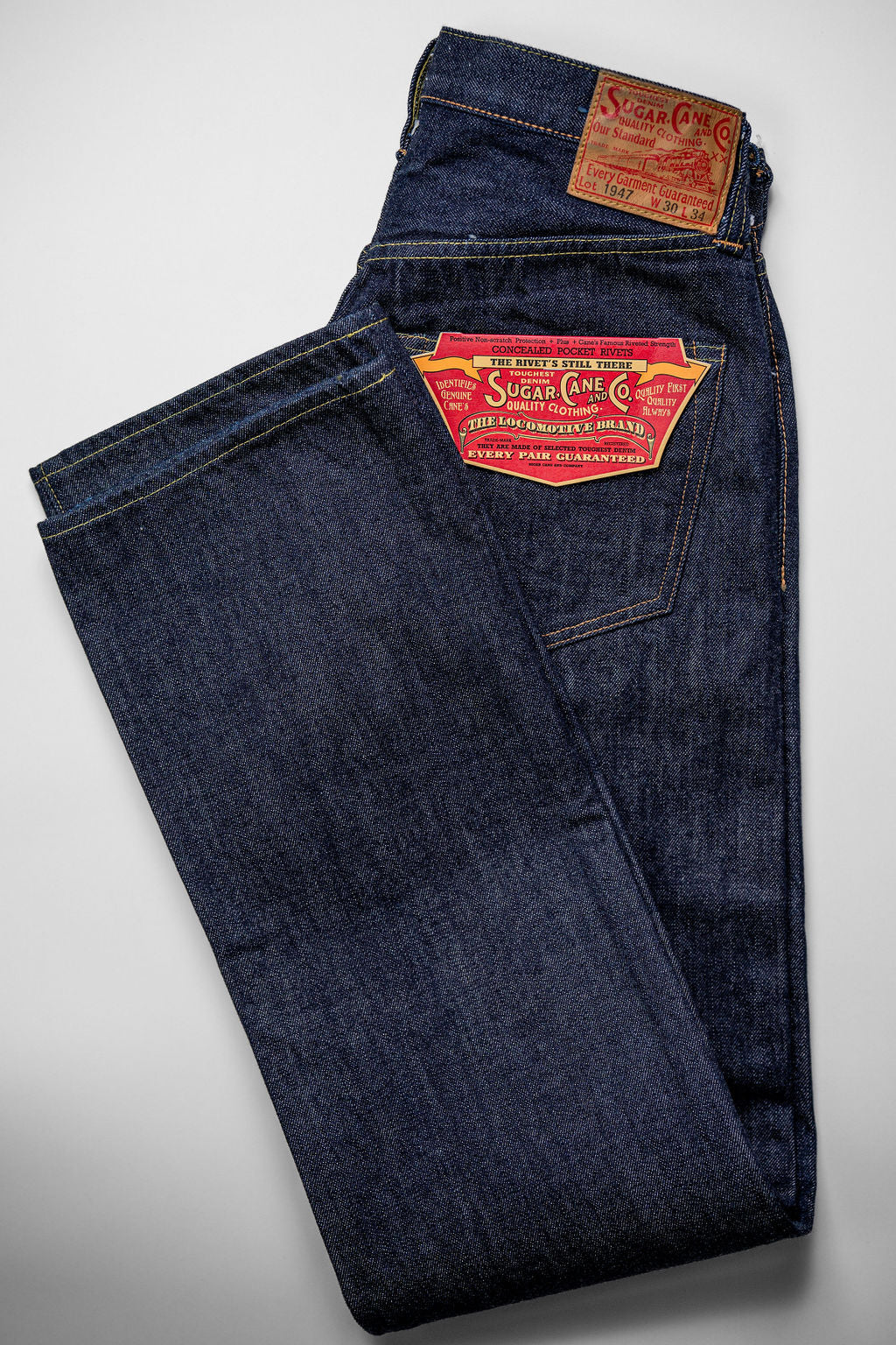 Sugar Cane 1947 Straight Leg - One Wash Japanese Selvedge Denim