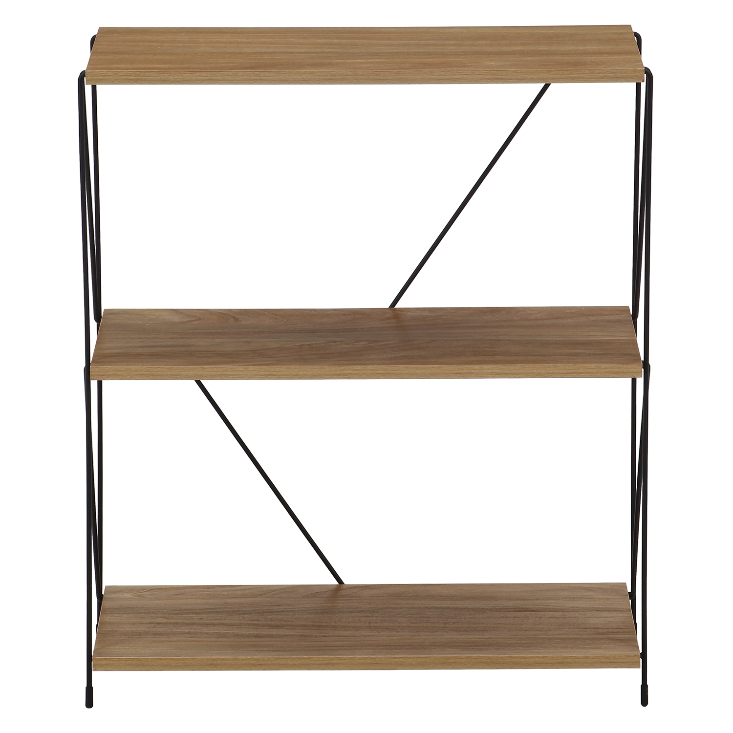 C/D:77561] EZBOワイヤーラック3段 60幅 OAK NA