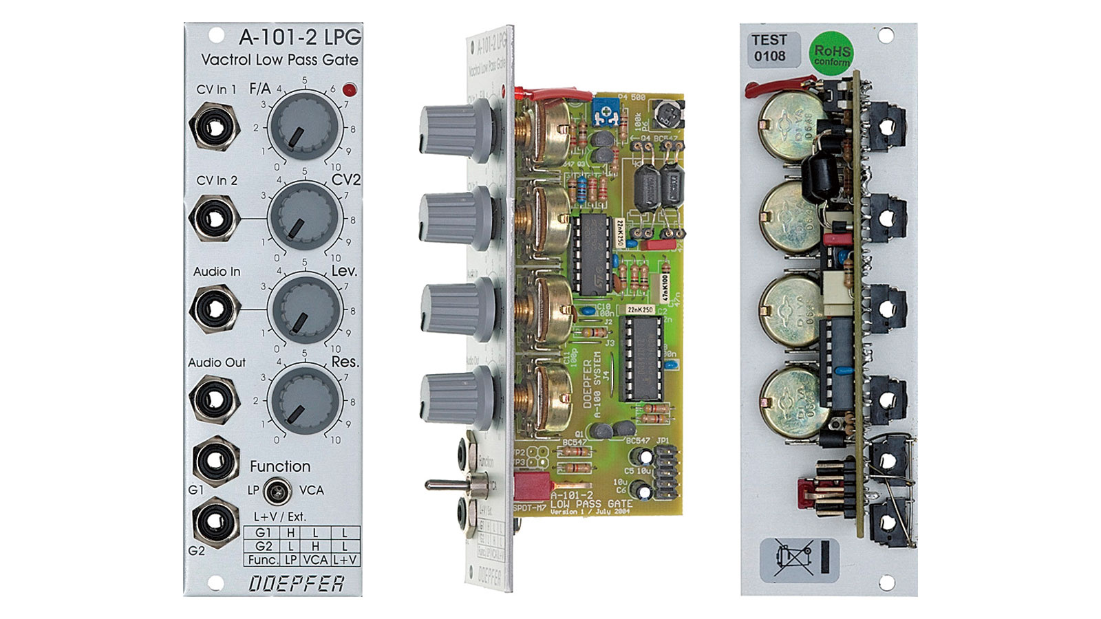 A-101-2 Vactrol Low Pass Gate - A-100 Eurorack Modular Synthesizer