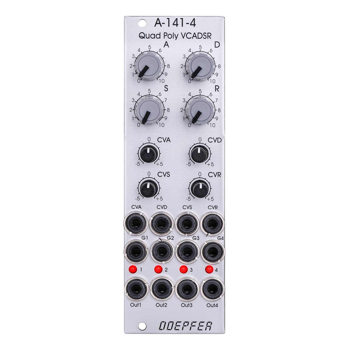 A-141-4 Quad Poly VCADSR - A-100 Eurorack Modular Synthesizer