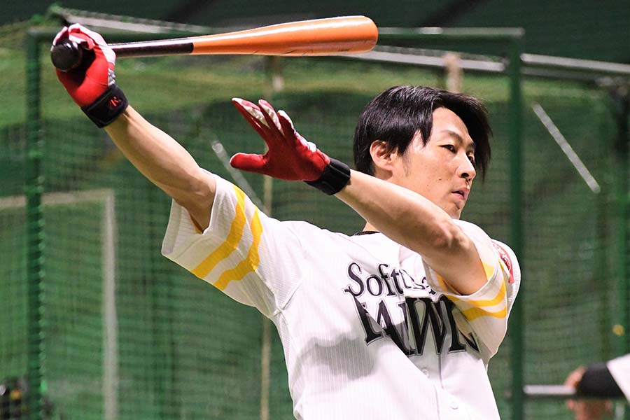 ホークス明石、愛妻へ贈る意地の3号3ラン「今日、嫁の誕生日なんですよ