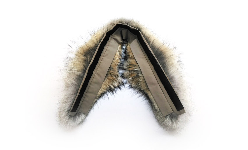 カナダグース コヨーテファー交換 | (有)大木毛皮店