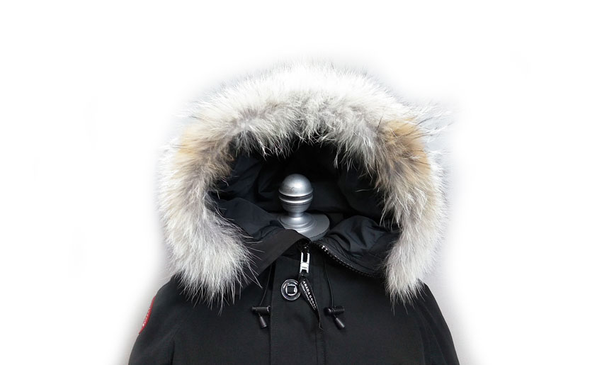 カナダグースコヨーテファーの交換 | (有)大木毛皮店